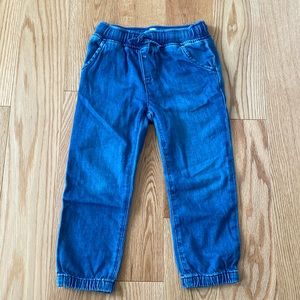 NWOT Gap | denim joggers 4T